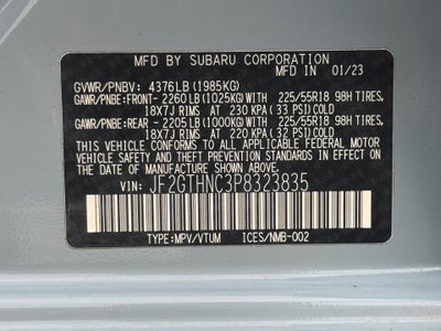 2023 Subaru Crosstrek Limited