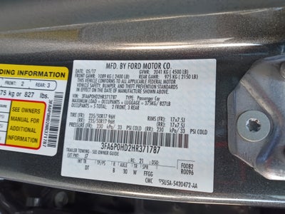 2017 Ford Fusion SE