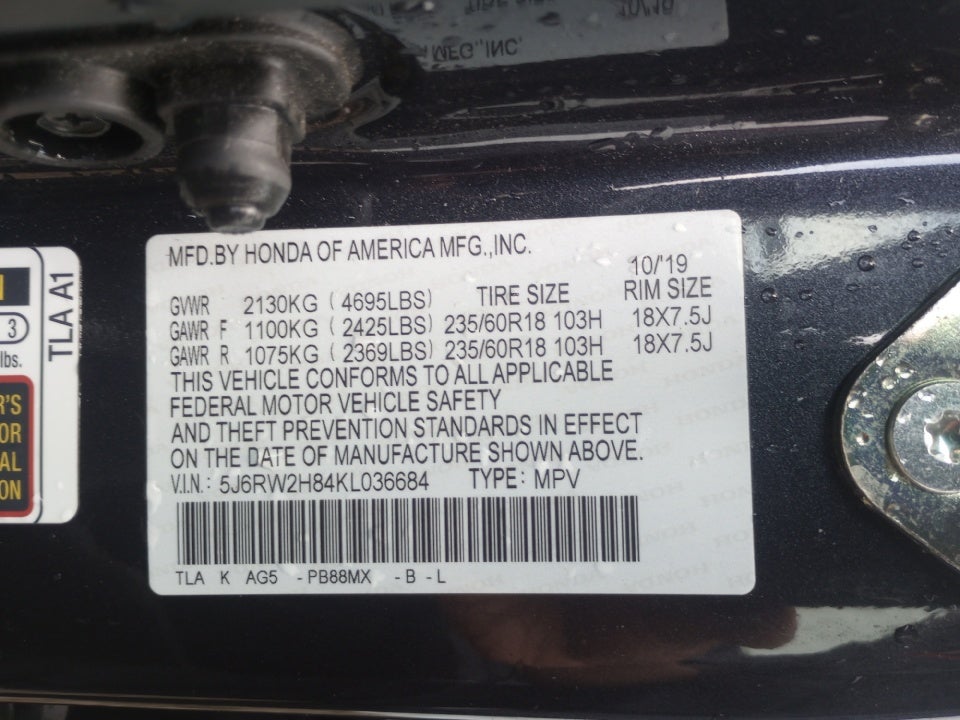 2019 Honda CR-V EX-L