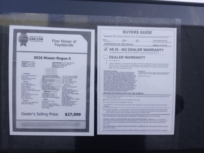 2026 Nissan Rogue S