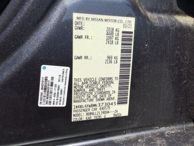 2021 Nissan Altima Platinum Intelligent AWD