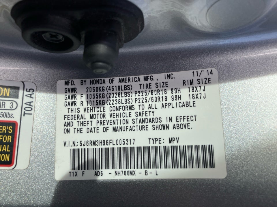 2015 Honda CR-V Touring