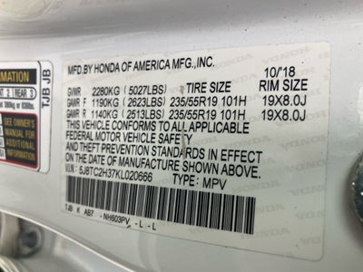 2019 Acura RDX Standard