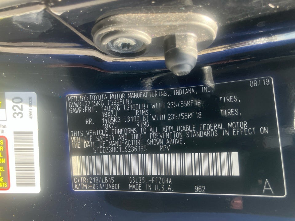 2020 Toyota Sienna Limited Premium