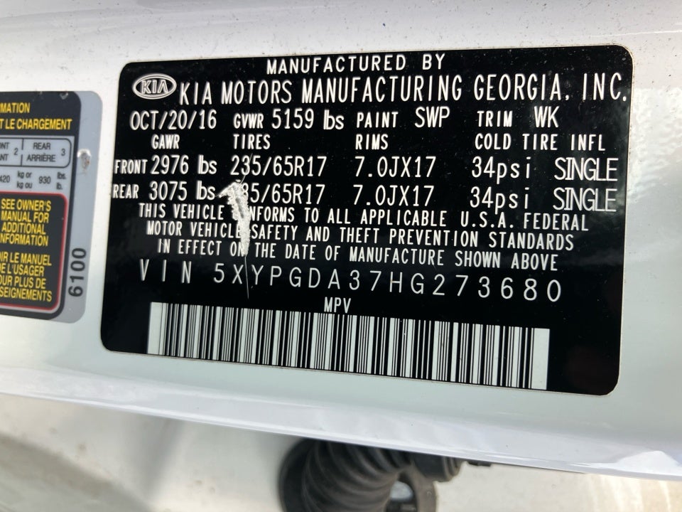 2017 Kia Sorento LX
