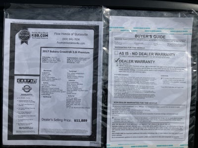 2017 Subaru Crosstrek 2.0i Premium