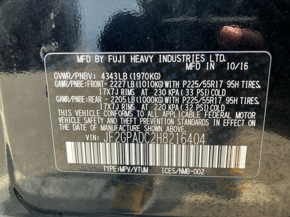 2017 Subaru Crosstrek 2.0i Premium