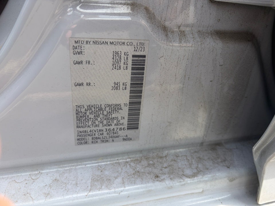 2024 Nissan Altima SR FWD