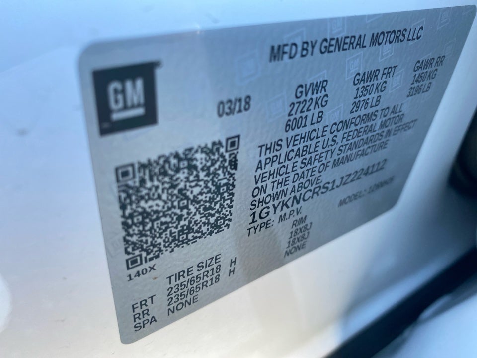 2018 Cadillac XT5 Luxury