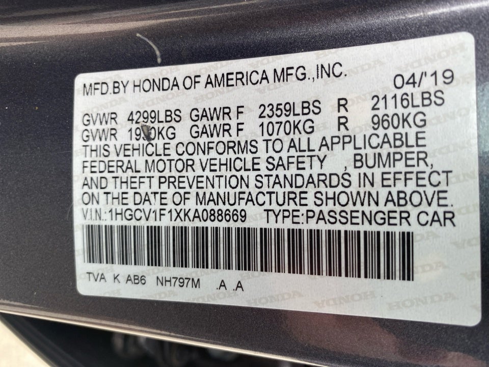 2019 Honda Accord LX