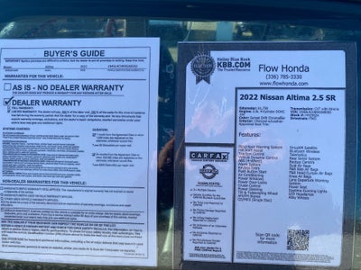 2022 Nissan Altima SR FWD