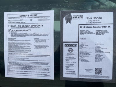 2019 Nissan Frontier PRO-4X