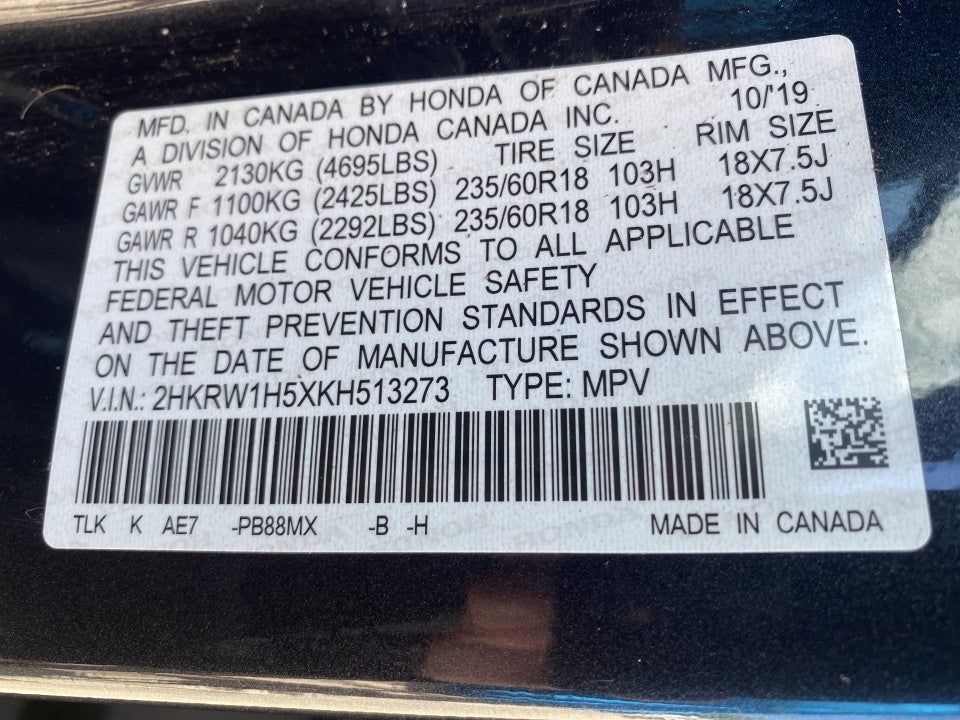 2019 Honda CR-V EX