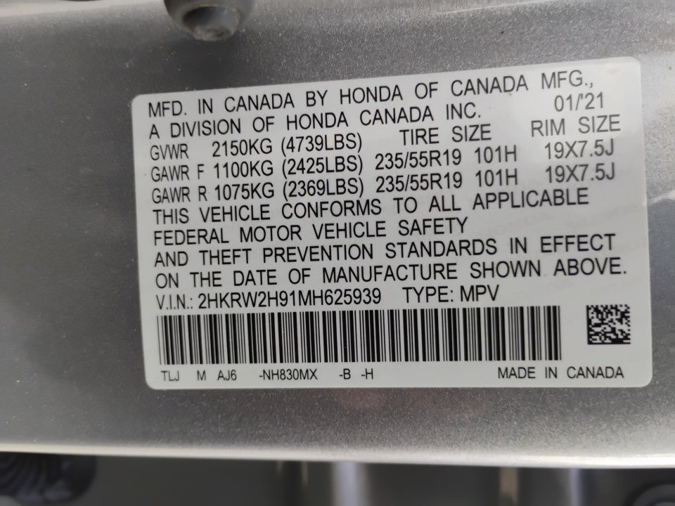 2021 Honda CR-V AWD Touring