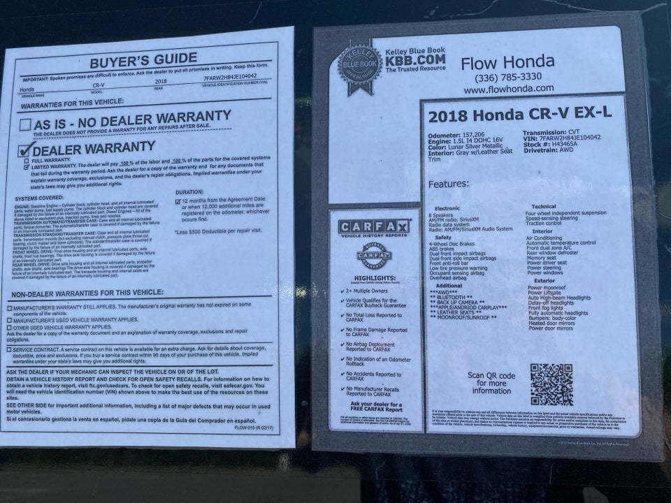 2018 Honda CR-V EX-L