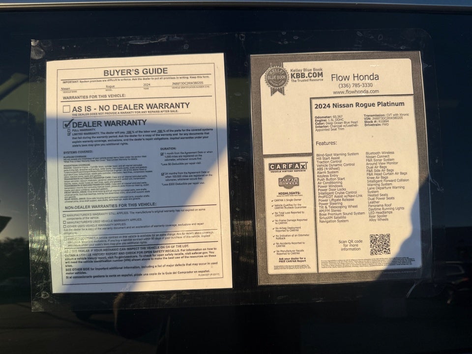 2024 Nissan Rogue Platinum FWD