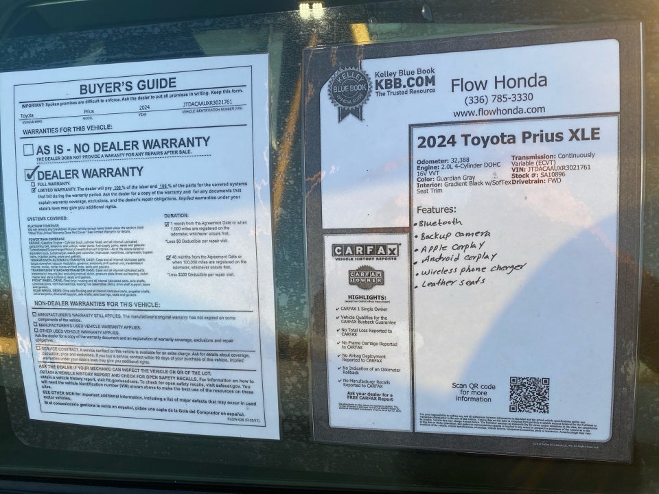 2024 Toyota Prius XLE