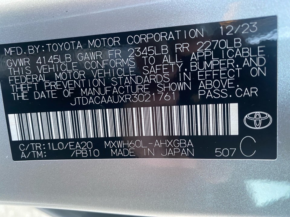 2024 Toyota Prius XLE