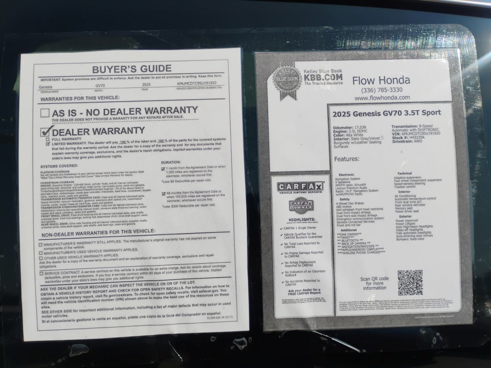 2025 Genesis GV70 3.5T AWD Sport