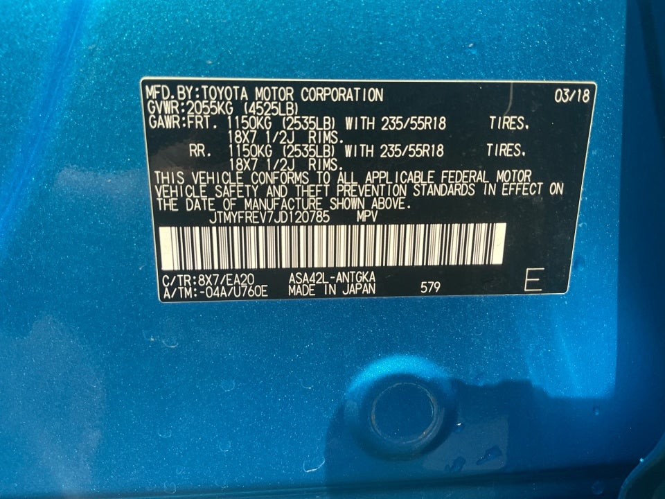 2018 Toyota RAV4 Limited