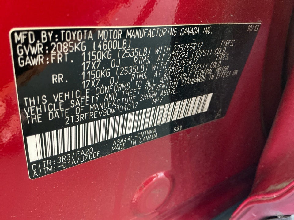 2013 Toyota RAV4 XLE
