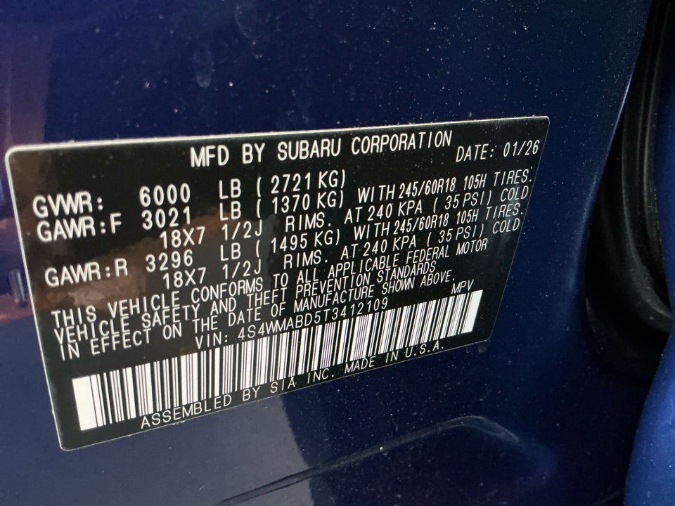 2026 Subaru Ascent Premium