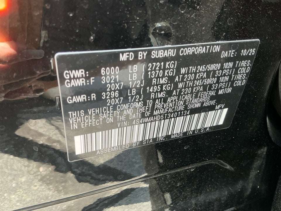 2026 Subaru Ascent Limited Bronze Edition