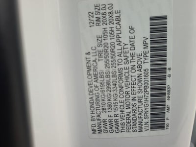 2023 Honda Pilot AWD Touring