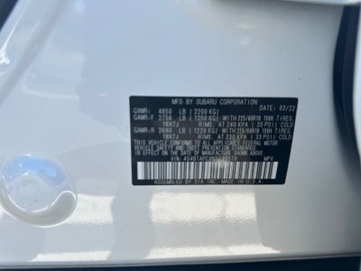 2022 Subaru Outback Touring