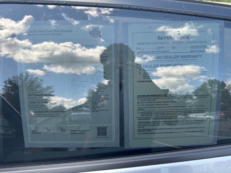 2026 Subaru Crosstrek Sport