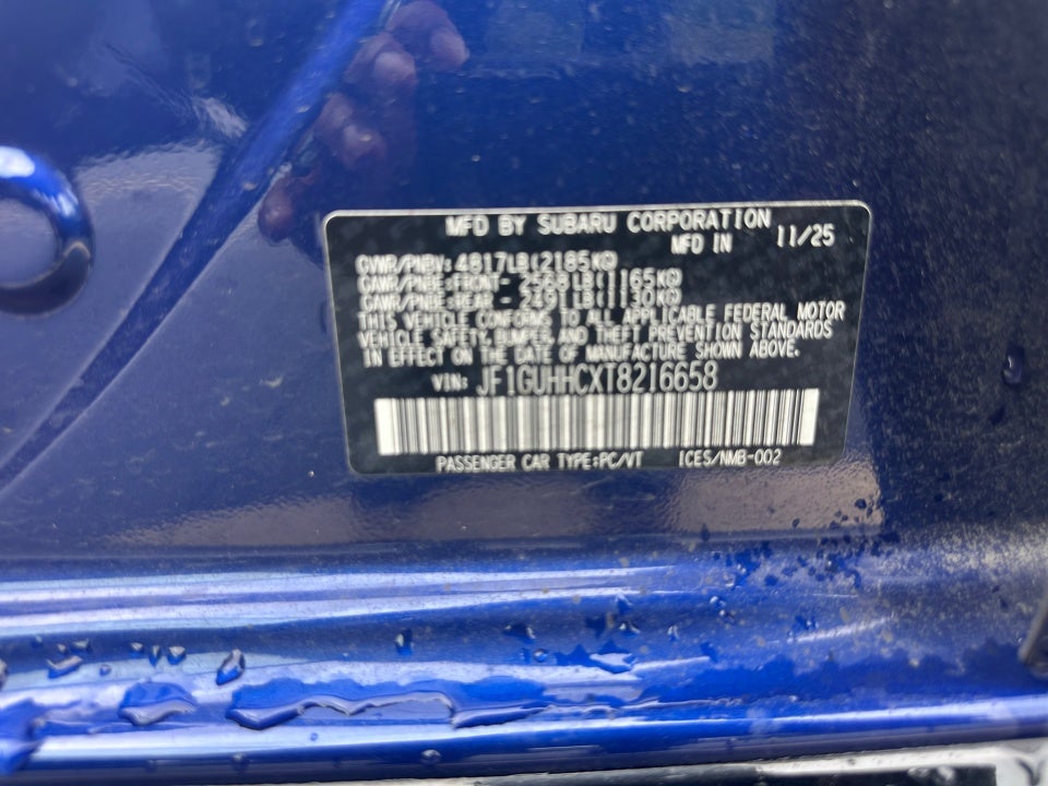 2026 Subaru Impreza RS