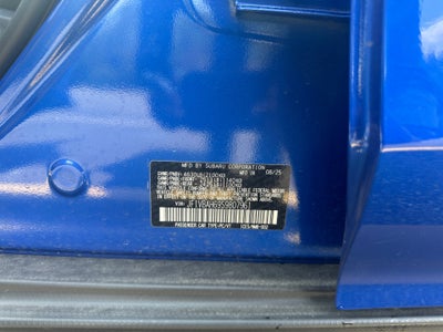 2025 Subaru WRX Premium