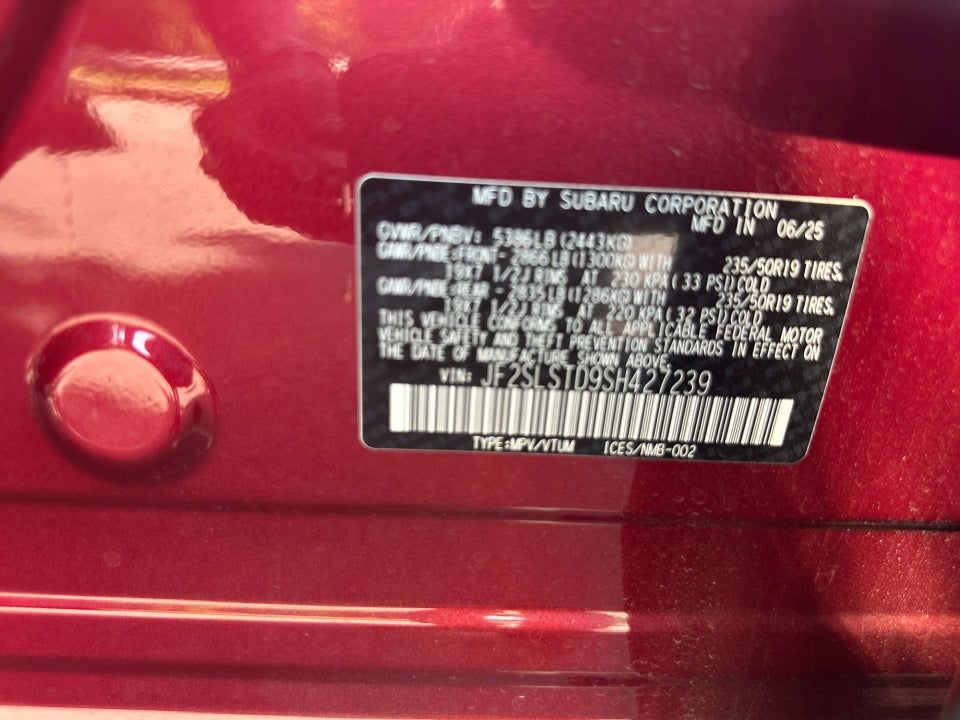2025 Subaru Forester Touring Hybrid