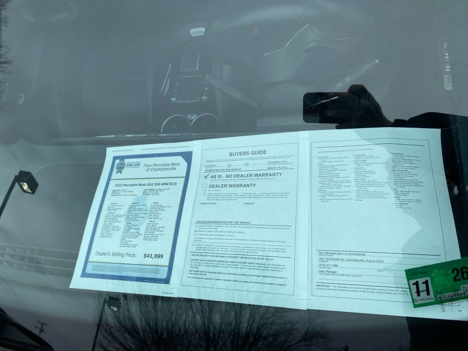 2022 Mercedes-Benz GLE 350 4MATIC®