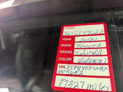 2021 Toyota Tundra Limited