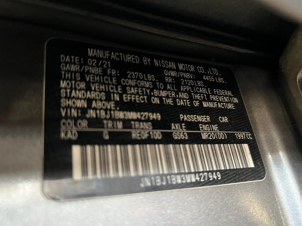 2021 Nissan Rogue Sport SV AWD Xtronic CVT