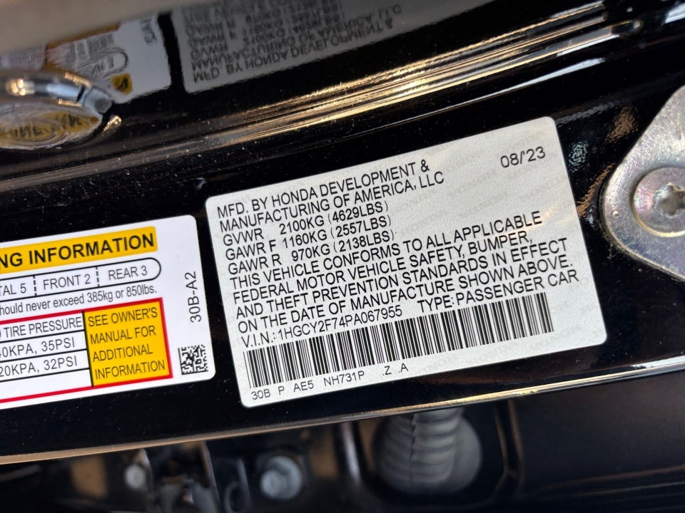 2023 Honda Accord Hybrid Sport-L