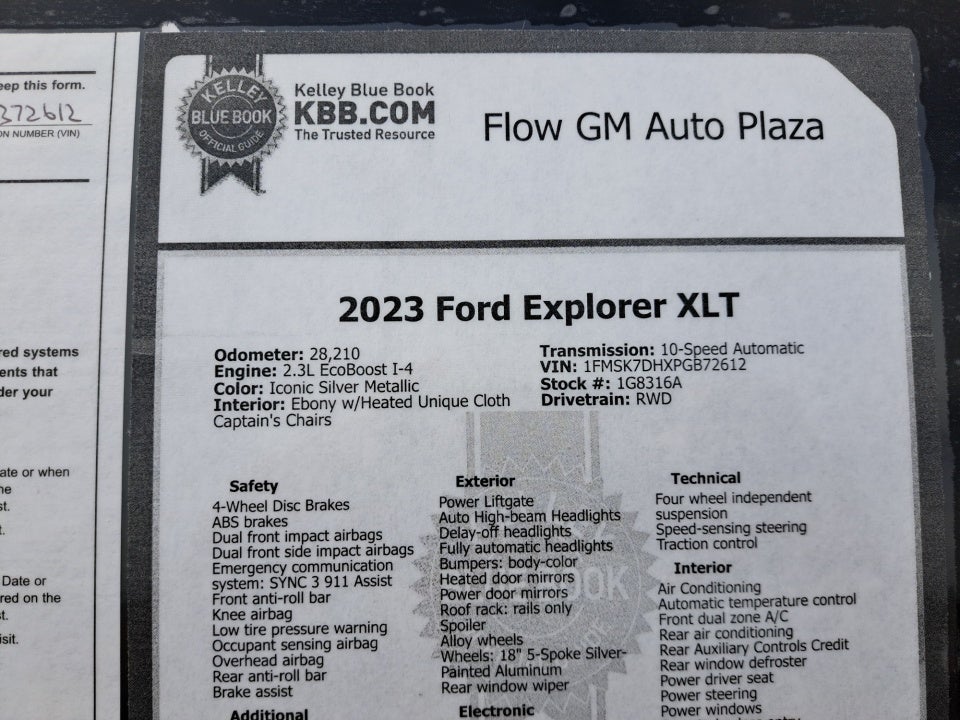2023 Ford Explorer XLT