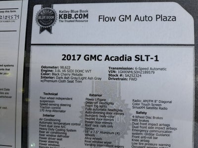 2017 GMC Acadia SLT-1