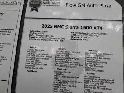 2025 GMC Sierra 1500 AT4