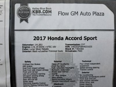2017 Honda Accord Sport