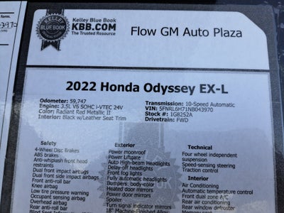 2022 Honda Odyssey EX-L