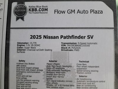 2025 Nissan Pathfinder SV