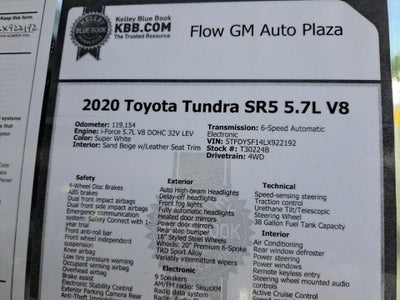 2020 Toyota Tundra SR5