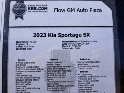 2023 Kia Sportage SX