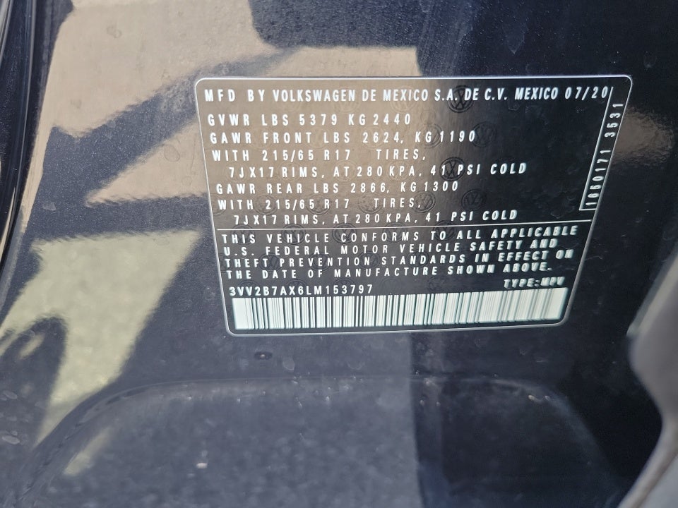 2020 Volkswagen Tiguan 2.0T SE