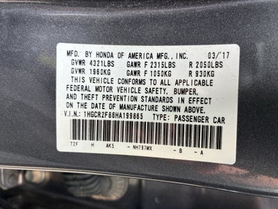 2017 Honda Accord EX-L