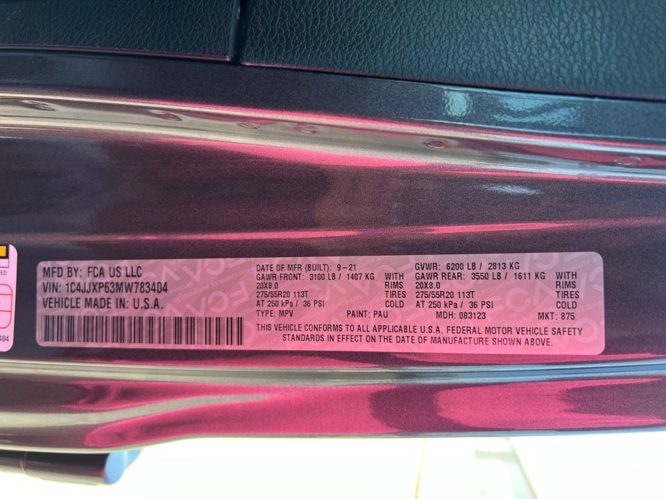 2021 Jeep Wrangler 4xe Unlimited Sahara High Altitude