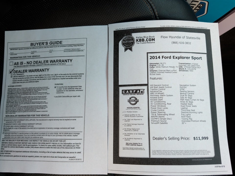 2014 Ford Explorer Sport