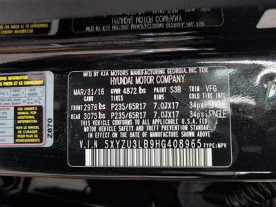 2017 Hyundai Santa Fe Sport 2.4L